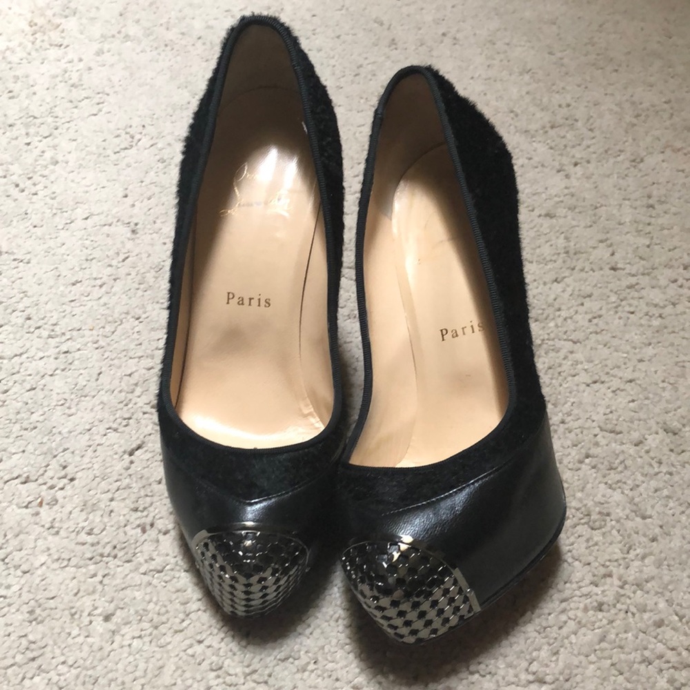 Christian Louboutin Maggie 140 pony hair pump - Picture 3 of 8